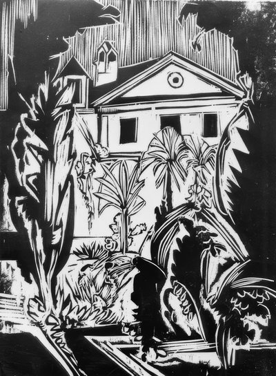 Botanical Garden (Jena) by Ernst Ludwig Kirchner