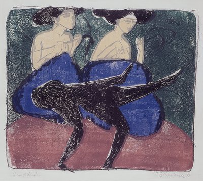 Cake-Walk. 1911 by Ernst Ludwig Kirchner