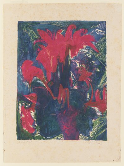 Cyclamen by Ernst Ludwig Kirchner