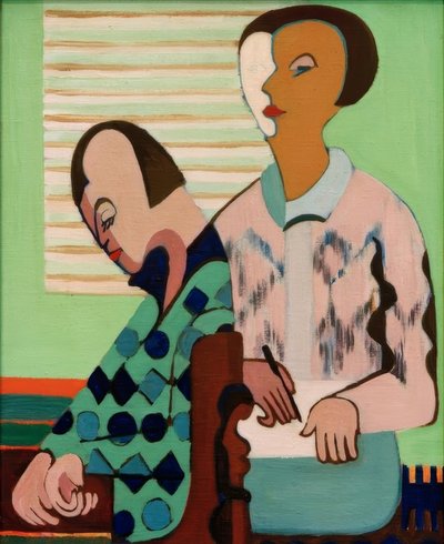 The Couple. Self-Portrait with Erna by Ernst Ludwig Kirchner