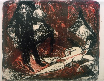 The Murderer by Ernst Ludwig Kirchner