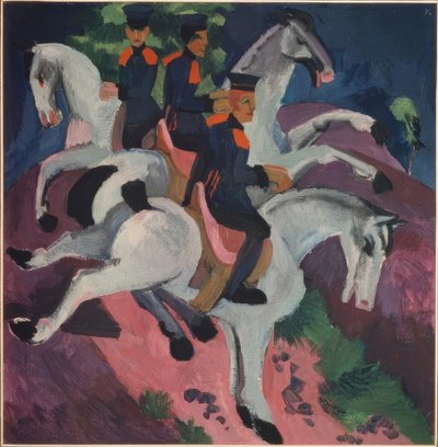The Riding School by Ernst Ludwig Kirchner
