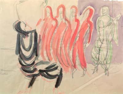 The Mary Wigman Dance School by Ernst Ludwig Kirchner