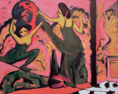 Tightrope Walking by Ernst Ludwig Kirchner