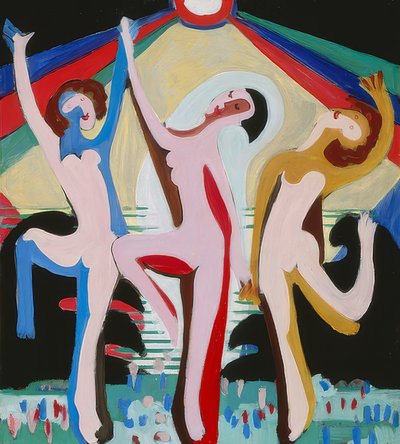 Dance of Colors by Ernst Ludwig Kirchner