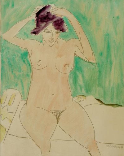 Woman with Hat – Dodo by Ernst Ludwig Kirchner