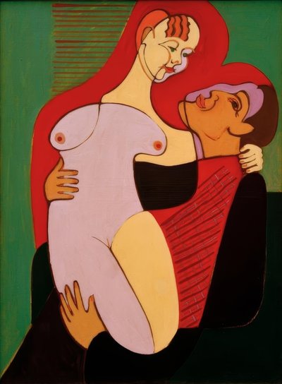Great Lovers (Hembus Couple) by Ernst Ludwig Kirchner