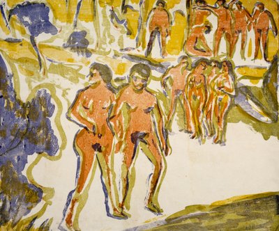 Group of Swimmers by Ernst Ludwig Kirchner
