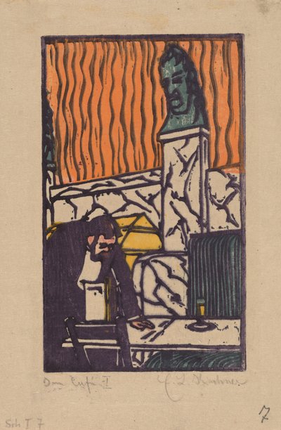 Head Waiter in Café by Ernst Ludwig Kirchner