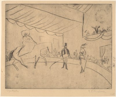 Hippodrome by Ernst Ludwig Kirchner