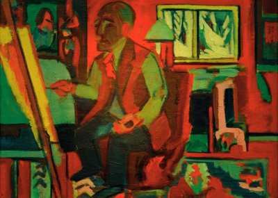 Dutchman in the Studio – Jan Wiegers by Ernst Ludwig Kirchner