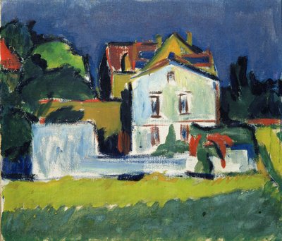 House in a Landscape by Ernst Ludwig Kirchner