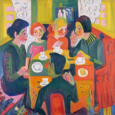 Coffee Table. 1923/24 by Ernst Ludwig Kirchner