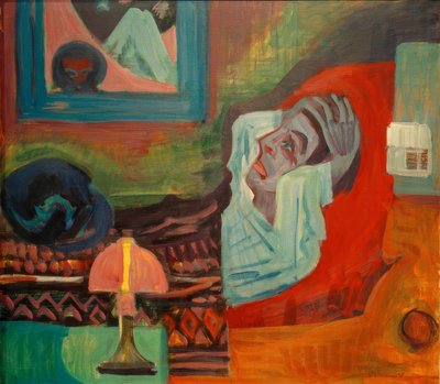 Sick Person at Night (The Sick Person) by Ernst Ludwig Kirchner