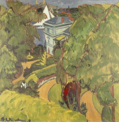 Landscape (Villa near Grünau) by Ernst Ludwig Kirchner