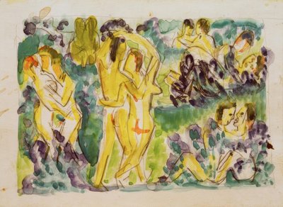 Garden of Love by Ernst Ludwig Kirchner
