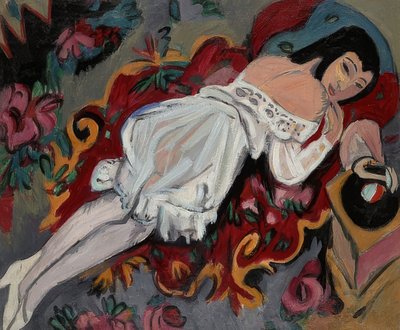 Girl in a White Shirt by Ernst Ludwig Kirchner