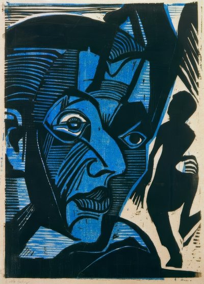 Melancholy of the Mountains (Self-Portrait) by Ernst Ludwig Kirchner