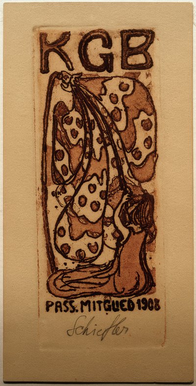 Membership Card The Bridge by Ernst Ludwig Kirchner