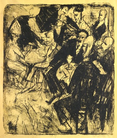 Music Restaurant by Ernst Ludwig Kirchner