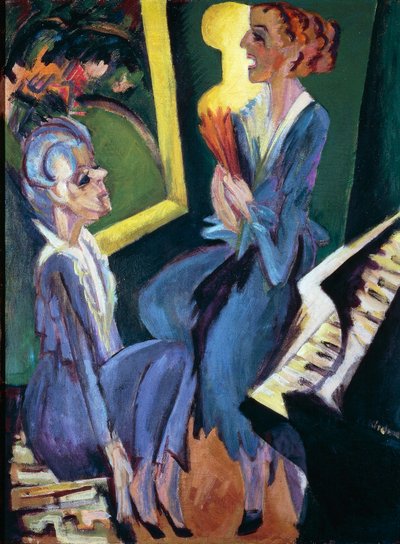 Music Room by Ernst Ludwig Kirchner