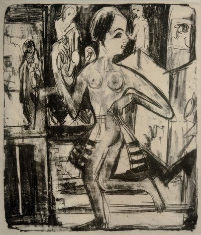 Nude Dancer by Ernst Ludwig Kirchner