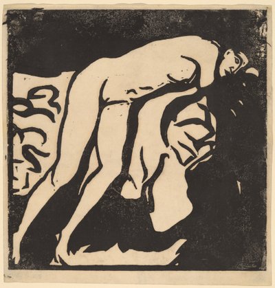 Nude Girl by Ernst Ludwig Kirchner
