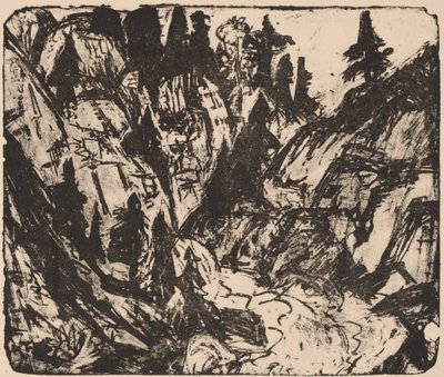 Rocky Stream by Ernst Ludwig Kirchner