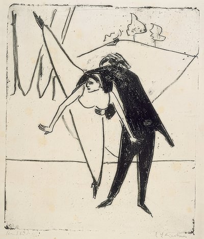 Scissors (Dance Act) by Ernst Ludwig Kirchner