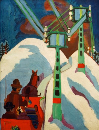 Sleigh Ride by Ernst Ludwig Kirchner