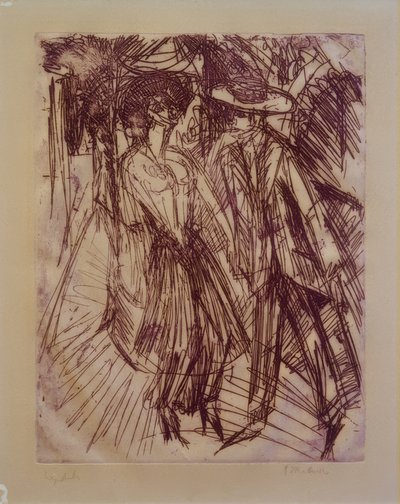 Offering Cocotte by Ernst Ludwig Kirchner