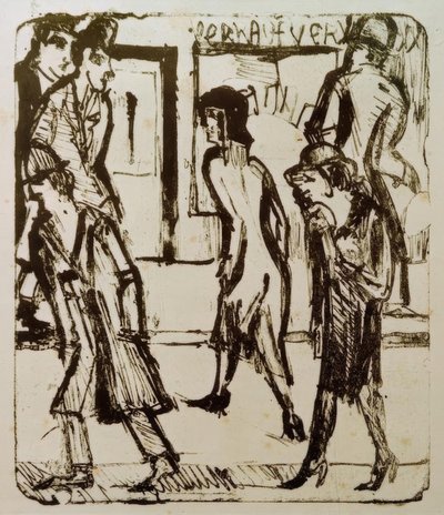 Street by Ernst Ludwig Kirchner