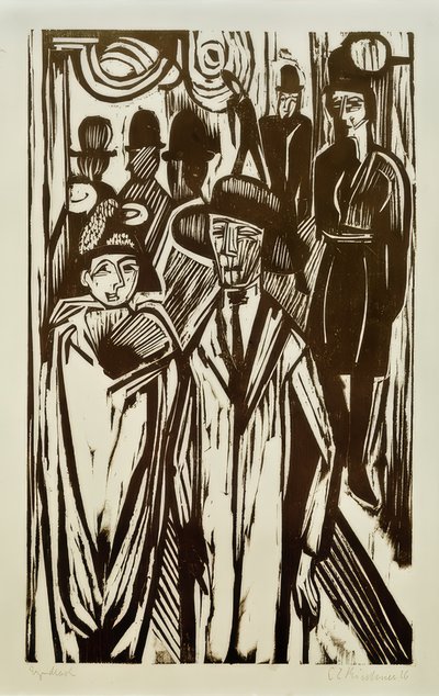 Street by Ernst Ludwig Kirchner