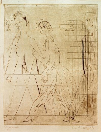 Street Scene by Ernst Ludwig Kirchner