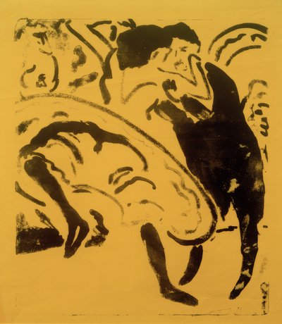 Dancing Couple by Ernst Ludwig Kirchner