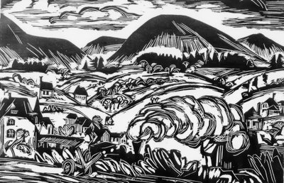 Taunus Landscape by Ernst Ludwig Kirchner