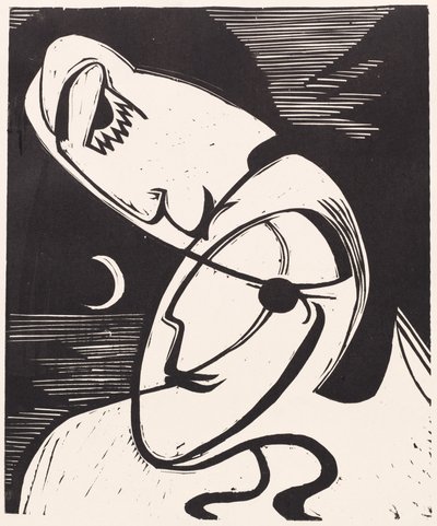 The Kiss by Ernst Ludwig Kirchner