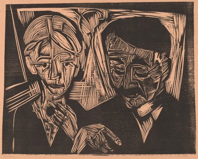 The Married Couple Müller by Ernst Ludwig Kirchner