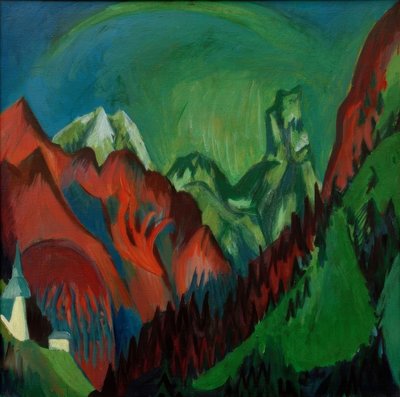 Tinzenhorn – Zügenschlucht near Monstein by Ernst Ludwig Kirchner