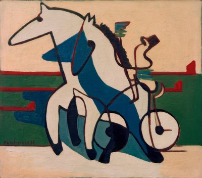 Trotting Team by Ernst Ludwig Kirchner