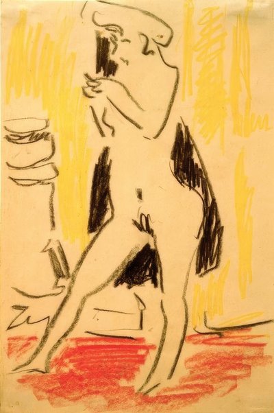 Female Model by Ernst Ludwig Kirchner