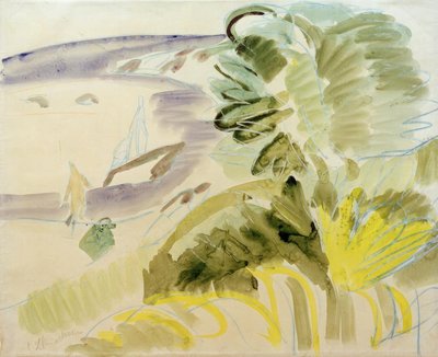 White Beach by Ernst Ludwig Kirchner