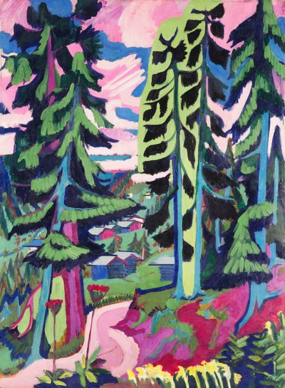 Wild Mountain by Ernst Ludwig Kirchner