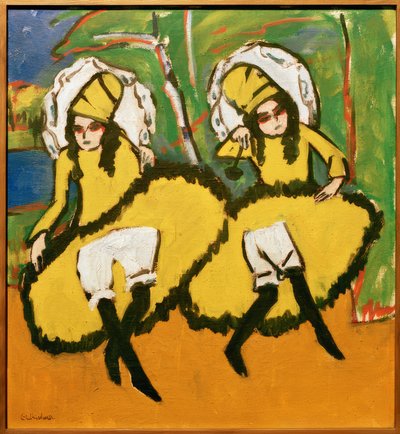 Two Dancers by Ernst Ludwig Kirchner