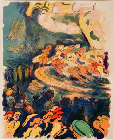 Carousel in Paris by Ernst Matthes
