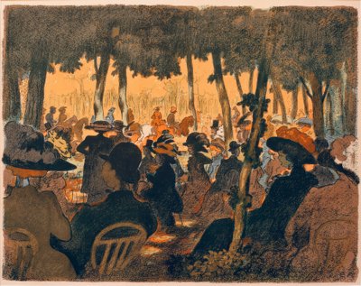 People in the Park by Ernst Matthes