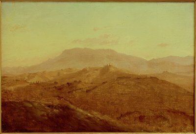 View from Olevano to Paliano by Ernst Meyer