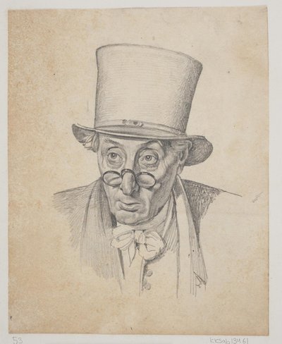 Study for the Head of a Letter Writer with Glasses by Ernst Meyer