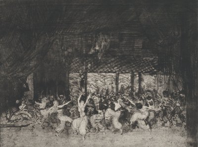 Russian Ballet, late 19th-early 20th century by Ernst Oppler