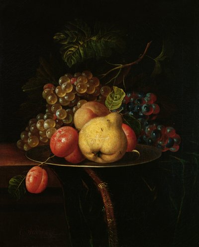Fruit Still Life by Ernst Stuven